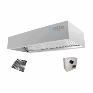Hotte Cubique Sur Mesure - Hotte Professionnelle Restaurant et cuisine professionnelle