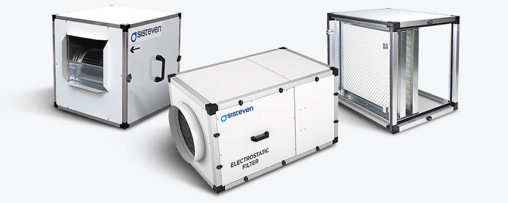 Produits Sisteven - Ventilateurs - Extracteurs - Purificateurs d'Air - Matériel Professionnel