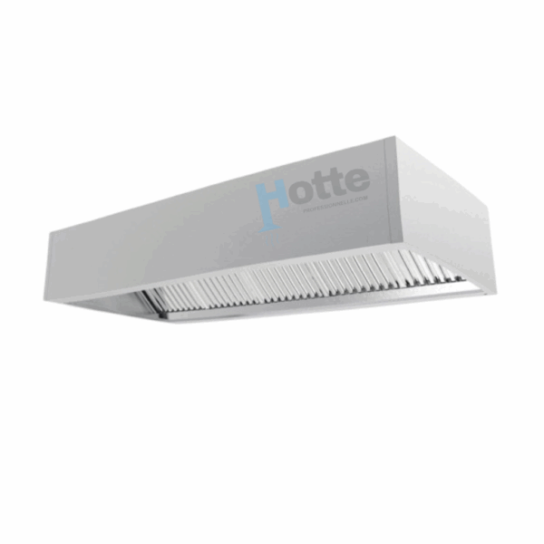 Hotte Professionnelle Cubique en Inox - Cuisine Professionnelle et Restaurant